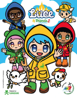 “Luce & Friends”, designed by Italian artist Simone Legno, the official designer behind the TokiDoki brand. Visit @simonelegno on Instagram for information about the designer's unique partnership with the Vatican. 